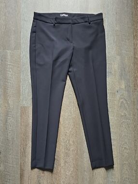 Express Women's Mid-rise Skinny Black Tailored Ankle Pants 12R